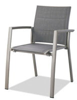 Load image into Gallery viewer, Modern aluminum outdoor funiture Outdoor dining fabric textilene chair