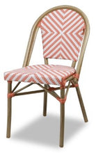 Load image into Gallery viewer, Hot sale all weather UV resistant french bistro restaurant outdoor rattan chair armless