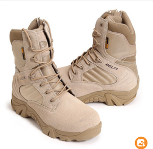 Delta high and low army boots